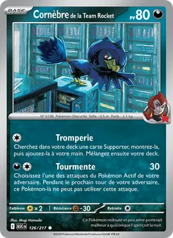 Cornèbre de la Team Rocket 126/217 Héros Transcendants