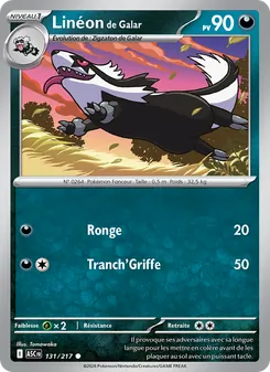 Linéon de Galar 131/217 Héros Transcendants