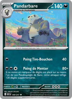 Pandarbare 140/217 Héros Transcendants