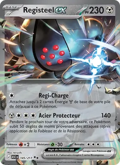 Registeel-ex 145/217 Héros Transcendants