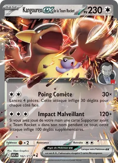 Kangourex-ex de la Team Rocket 162/217 Héros Transcendants