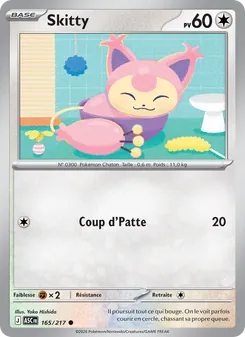 Skitty 165/217 Héros Transcendants