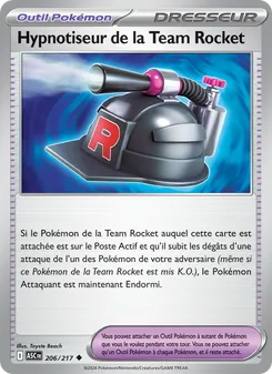 Hypnotiseur de la Team Rocket 206/217 Héros Transcendants
