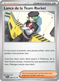 Lance de la Team Rocket 208/217 Héros Transcendants