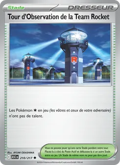 Tour d'Observation de la Team Rocket 210/217 Héros Transcendants