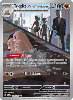 Triopikeur de la Team Rocket 239/217 Héros Transcendants