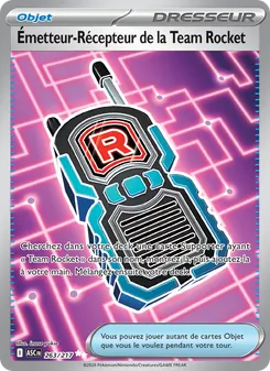 Émetteur-Récepteur de la Team Rocket 263/217 Héros Transcendants