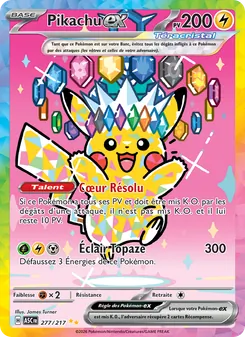 Pikachu-ex 277/217 Héros Transcendants