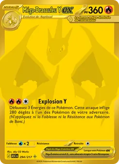 Méga-Dracaufeu Y-ex 294/217 Héros Transcendants