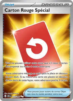 Carton Rouge Spécial 113/086 Chaos Ascendant