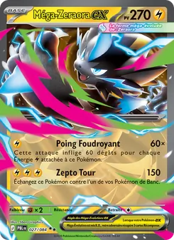 Méga-Zeraora-ex 027/084 Nuit Noire