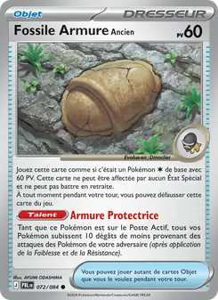 Fossile Armure Ancien 072/084 Nuit Noire