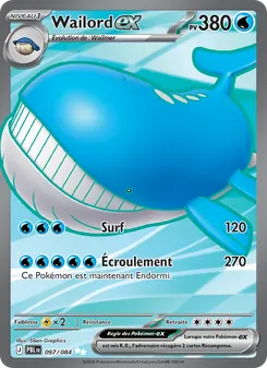 Wailord-ex 097/084 Nuit Noire