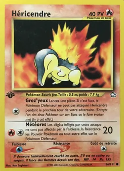 Héricendre 56/111 Neo Genesis