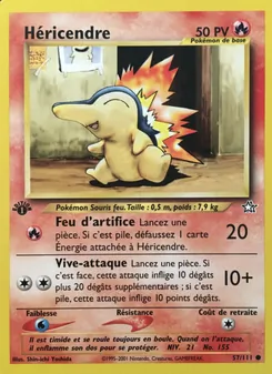Héricendre 57/111 Neo Genesis