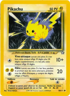Pikachu 70/111 Neo Genesis