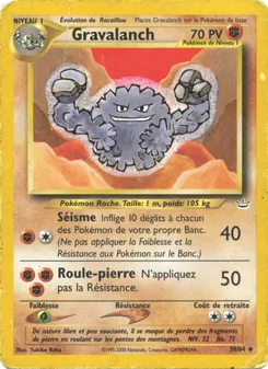 Gravalanch 30/64 Neo Revelation