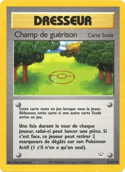 Champ de guérison 61/64 Neo Revelation