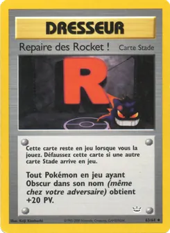 Repaire des Rocket ! 63/64 Neo Revelation