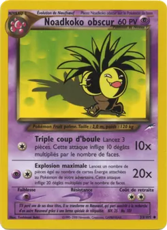 Noadkoko obscur 33/105 Neo Destiny