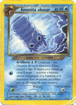 Amonita obscur 37/105 Neo Destiny