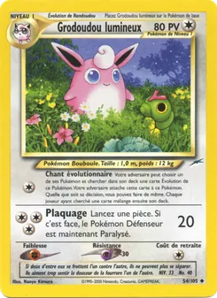 Grodoudou lumineux 54/105 Neo Destiny