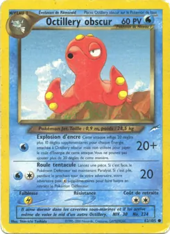 Octillery obscur 62/105 Neo Destiny