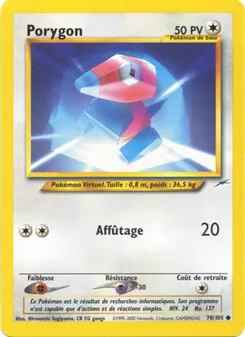 Porygon 78/105 Neo Destiny