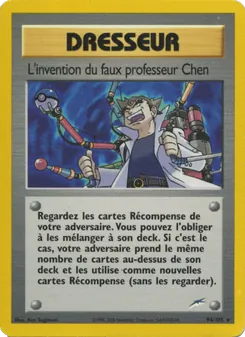 L'invention du faux professeur Chen 94/105 Neo Destiny
