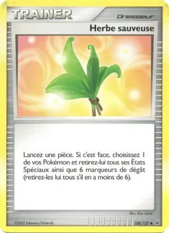 Herbe sauveuse 108/127 Platine