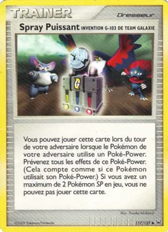 Spray Puissant Invention G-103 de Team Galaxie 117/127 Platine
