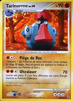 Tarinorme 60/127 Platine