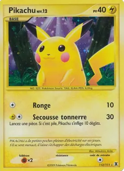 Pikachu Niv. 12 112/111 Rivaux Émergeants