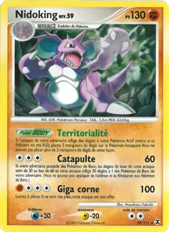 Nidoking Niv. 59 29/111 Rivaux Émergeants