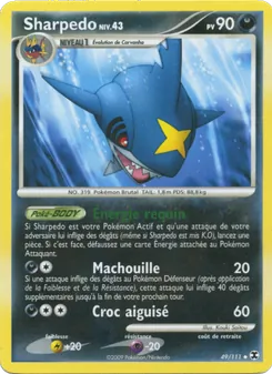 Sharpedo Niv. 43 49/111 Rivaux Émergeants