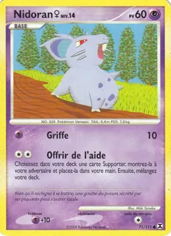 Nidoran♀ Niv. 14 71/111 Rivaux Émergeants