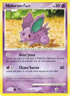Nidoran♂ Niv. 9 72/111 Rivaux Émergeants