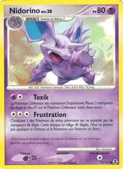 Nidorino Niv. 30 74/111 Rivaux Émergeants
