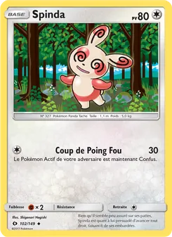 Spinda 102/149 Soleil et Lune