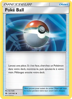 Poké Ball 125/149 Soleil et Lune