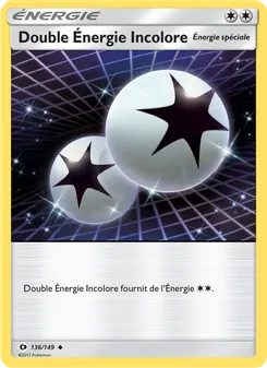 Double Énergie Incolore 136/149 Soleil et Lune