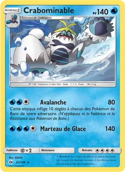 Crabominable 43/149 Soleil et Lune
