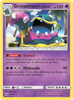Grotadmorv d’Alola 58/149 Soleil et Lune