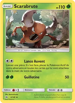 Scarabrute 6/149 Soleil et Lune