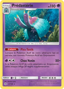 Prédastérie 63/149 Soleil et Lune