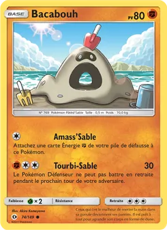 Bacabouh 74/149 Soleil et Lune
