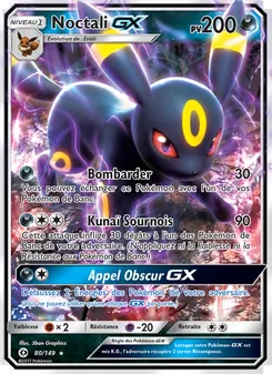 Noctali GX 80/149 Soleil et Lune