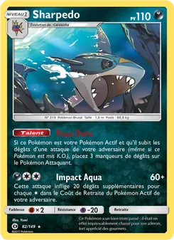 Sharpedo 82/149 Soleil et Lune