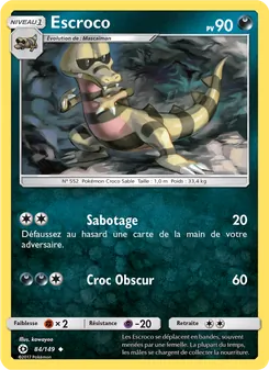 Escroco 84/149 Soleil et Lune