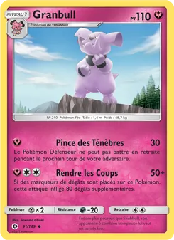 Granbull 91/149 Soleil et Lune